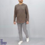 بلوز پنبه ژاکارد لانگ 1279