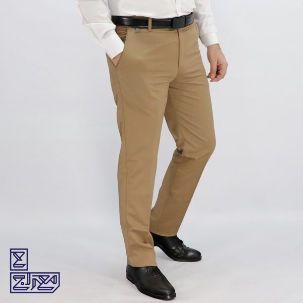 شلوارپارچه ای گاباردین یک طرف کش 2095