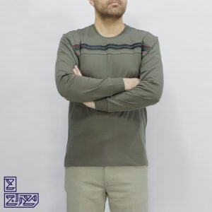 بلوز‌ پنبه‌ یقه‌ گرد‌ آستین‌ بلند 1261