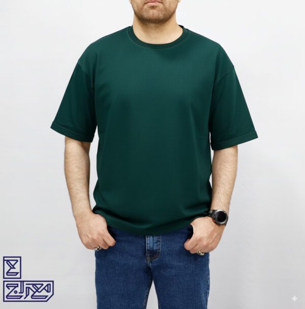 تیشرت پنبه ماکان آستین پاکتی