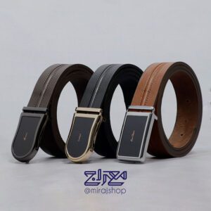 کمربند پلاکی چرم طبیعی تبریز 1224