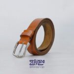 کمربند زبانه دار چرم طبیعی اعلا 1219