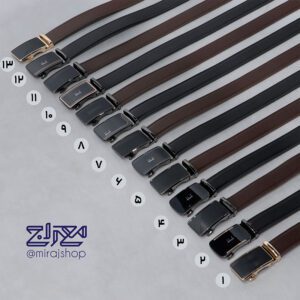 کمربند ریلی چرم طبیعی اعلا 1227