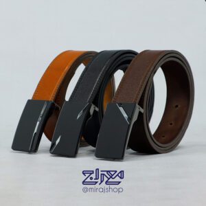 کمربند پلاکی چرم طبیعی اعلا 1223