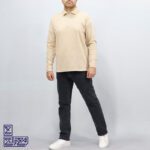 بلوز پنبه نیم زیپ