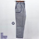 شلوار کتان خانگی 4 خانه