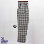 شلوار کتان خانگی 4 خانه