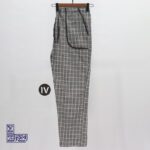 شلوار کتان خانگی 4 خانه