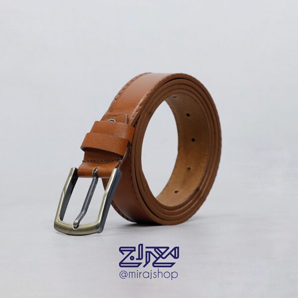 کمربند زبانه دار چرم طبیعی اعلا 1220
