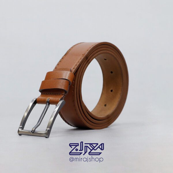 کمربند زبانه دار چرم طبیعی اعلا 1220
