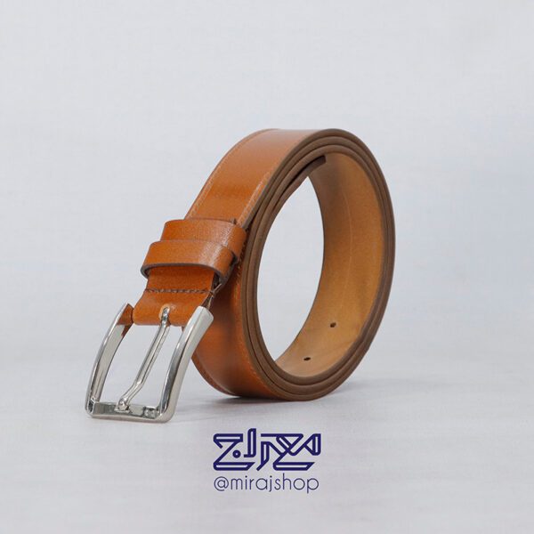 کمربند زبانه دار چرم طبیعی اعلا 1219