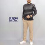 تیشرت پنبه رینگر یقه گرد