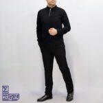 بلوز مشکی یقه دیپلمات