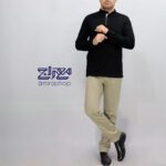 بلوز مشکی یقه دیپلمات