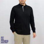 بلوز مشکی یقه دیپلمات