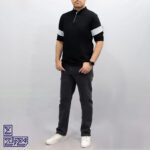 بلوز مشکی یقه دیپلمات