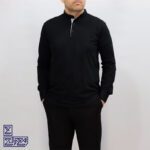 بلوز مشکی یقه دیپلمات