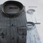 پیراهن خطی یقه دیپلمات