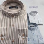 پیراهن خطی یقه دیپلمات