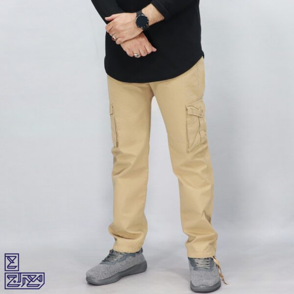 شلوار کتان کاغذی 6 جیب