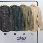 پیراهن پنبه کنفی یقه ایستاده