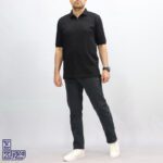 شلوار لی پنبه ای نیمه اسپرت