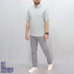 پیراهن پنبه لینن آستین کوتاه