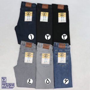 شلوار لی پنبه ای نیمه اسپرت