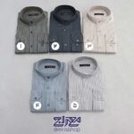 پیراهن خطی یقه دیپلمات