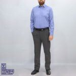 پیراهن تترون اسلپ دکمه مخفی