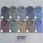 پیراهن تترون اسلپ دکمه مخفی