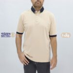 تیشرت پنبه کِشی ماراتن یقه سرمه ای