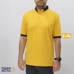 تیشرت پنبه کشی مارتن یقه سرمه ای