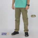 شلوار کتان مردانه کاغذی کمر کش