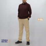 شلوار کتان مردانه کاغذی کمر کش