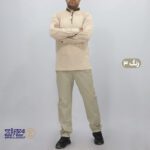 شلوار کتان مردانه کاغذی کمر کش