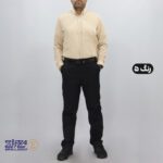 شلوار کتان مردانه کاغذی کمر کش