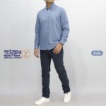 پیراهن تترون ملانژ مردانه
