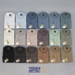 پیراهن کرپ یقه دیپلمات دکمه مخفی