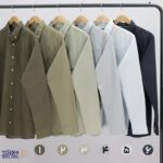 پیراهن پنبه لینن مردانه آستین بلند