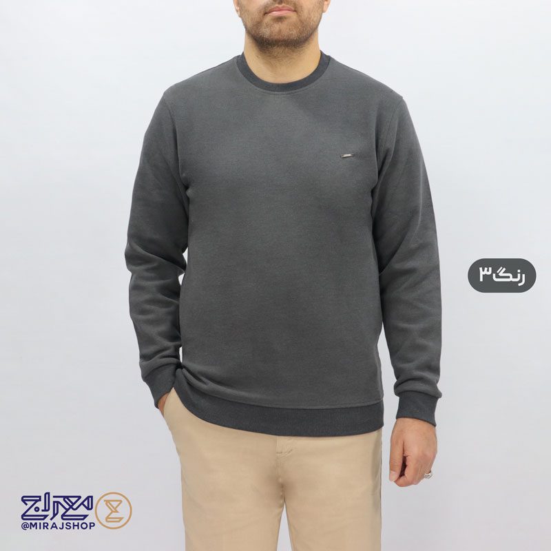 3 بلوز سلانیک مردانه پنبه ای یقه گرد