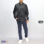 پیراهن پنبه کنفی مشکی مردانه