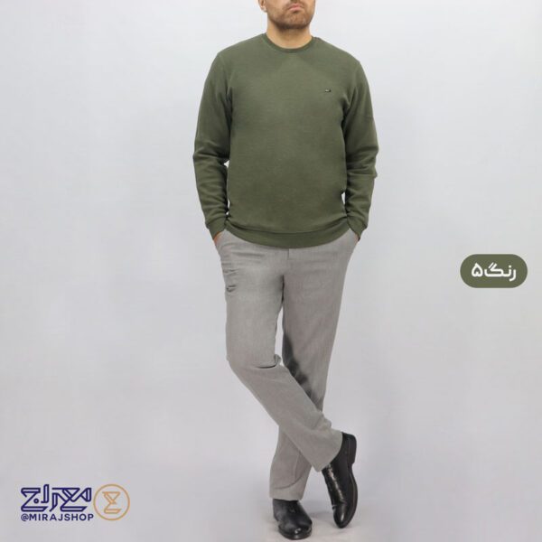 بلوز سلانیک مردانه پنبه ای یقه گرد