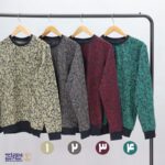 بلوز پنبه ژاکارد پاییزه مارپیچ مردانه