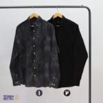 پیراهن پنبه کنفی مشکی مردانه