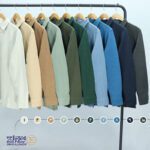 بلوز مردانه پنبه سلانیک یقه دار