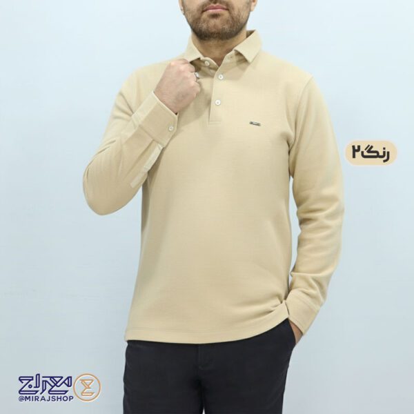 بلوز مردانه پنبه سلانیک یقه دار