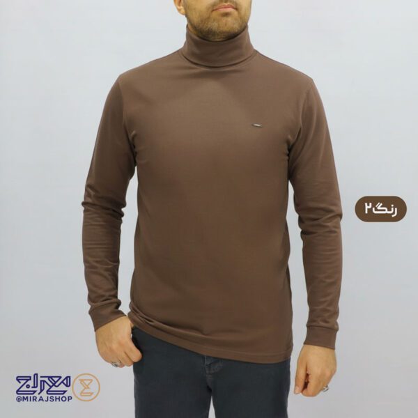 یقه اسکی مردانه پنبه کشی مارتن