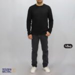 بلوز مردانه پنبه فانریپ یقه گرد