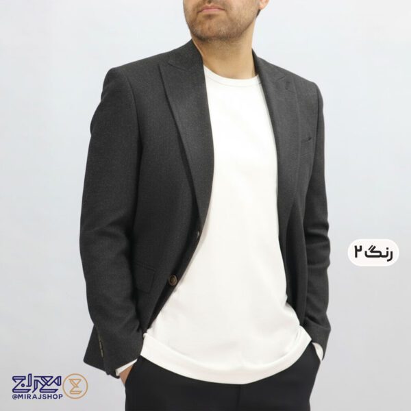 بلوز مردانه پنبه فانریپ یقه گرد